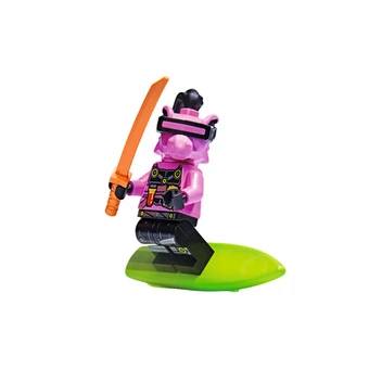 Конструктор LEGO Ninjago Минифигурка Рич с мечом самурая и гравитационной доской | Китай.рф