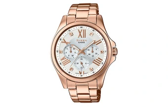 Женские часы Casio SHEEN SHE-3806PG-7A с кристаллами Swarovski | Китай.рф