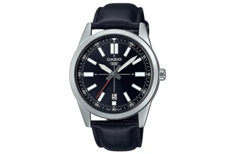 Часы Casio мужские кварцевые с кожаным ремешком MTP-VD02L-1E | Китай.рф
