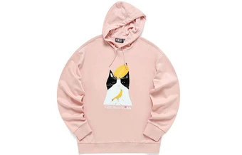 Худи FILA x Pepe Shimada унисекс с принтом панды розовое | Китай.рф