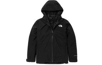 Куртка The North Face утепленная трехслойная женская черная | Китай.рф