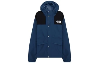 Худи The North Face с логотипом, мужская, с капюшоном, темно-синяя | Китай.рф