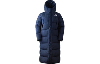 Пуховик The North Face мужской с логотипом, синий, утепленный и водоотталкивающий | Китай.рф