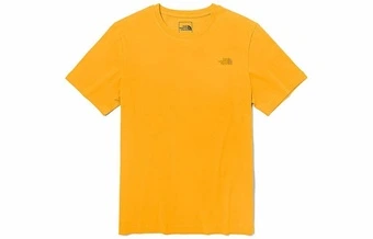 Футболка The North Face мужская с логотипом, оранжевая | Китай.рф