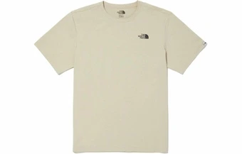 Футболка The North Face с круглым вырезом и логотипом Letter, светло-бежевая | Китай.рф