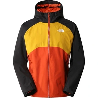 Куртка The North Face Stratos черная/оранжевая | Китай.рф