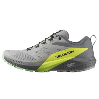 Кроссовки Salomon Sense Ride 5, мужские, серо-зеленые, с толстой подошвой | Китай.рф