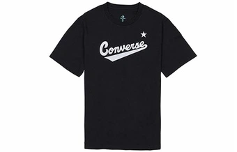 Футболка Converse классическая с принтом черная мужская | Китай.рф