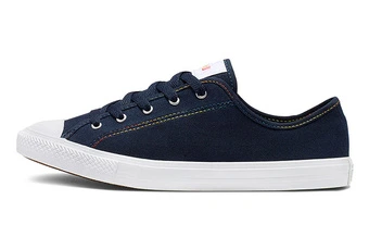 Кеды женские Converse Chuck Taylor All Star Dainty Rainbow Low Top джинсово-голубые | Китай.рф