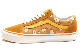 Кроссовки UNDEFEATED x Vans Old Skool низкие желтые унисекс | Китай.рф