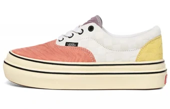 Кроссовки Vans Mixed Media Super Comfycush Era женские желто-бело-розовые | Китай.рф