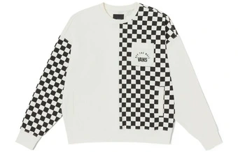 Толстовка Vans с клетчатым принтом, бежевая | Китай.рф