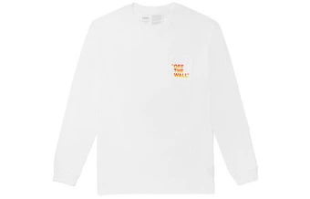 Футболка Vans с длинным рукавом градиентный принт белая | Китай.рф