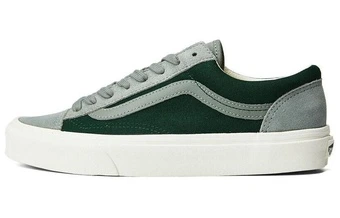 Кеды Vans Style 36 зелено-серые, низкий верх | Китай.рф