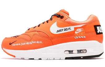 Кроссовки Nike Air Max 1 оранжевые | Китай.рф