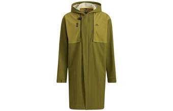 Спортивная куртка adidas Wj Longtex Jkt с капюшоном защитного цвета | Китай.рф