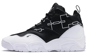 Кроссовки PUMA Source Mid Bracket винтажные баскетбольные черно-белые | Китай.рф