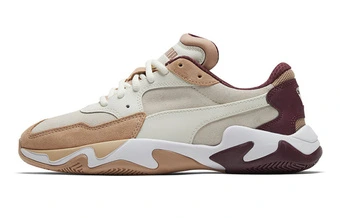 Кроссовки PUMA Storm женские в ретро-стиле бело-коричневые | Китай.рф