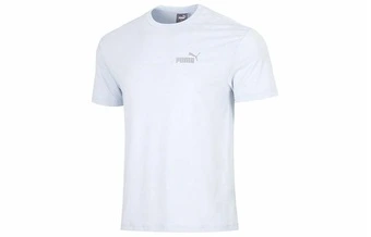 Футболка PUMA с логотипом и технологией dryCELL мужская голубая | Китай.рф