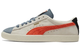 Кроссовки PUMA Suede Wtformstripe бело-голубые | Китай.рф