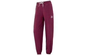 Спортивные штаны PUMA женские красные утеплённые | Китай.рф
