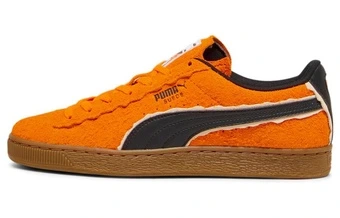 Кроссовки SMURF x PUMA Suede оранжевые унисекс | Китай.рф