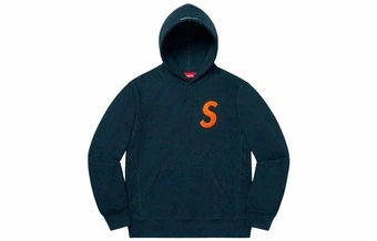 Худи Supreme FW19 Week 2 с логотипом S, унисекс, темно-синее | Китай.рф