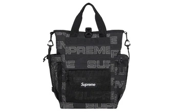 Сумка Supreme Week 1 Utility Tote вместительная с принтом водонепроницаемая красно-черно-фиолетовый камуфляж | Китай.рф