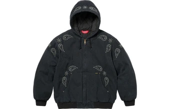 Куртка Supreme FW23 с вышивкой и капюшоном осенне-зимняя | Китай.рф