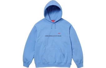 Худи Supreme FW23 с вышивкой на груди унисекс | Китай.рф