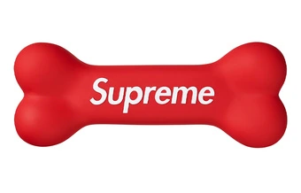 Фигурка Supreme декоративная кость с логотипом, красная | Китай.рф