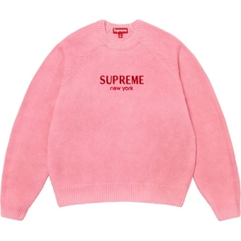 Свитер Supreme FW24 WEEK17 Flocked Logo Sweater | Китай.рф