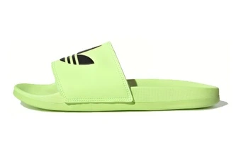 Шлепанцы adidas Originals Adilette Lite черно-зеленые женские | Китай.рф