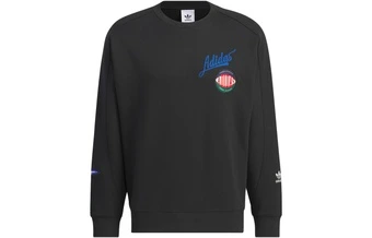 Худи adidas Originals с вышивкой, мужское, черное | Китай.рф