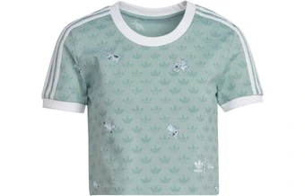 Футболка adidas Originals x Disney женская с коротким рукавом светло-зеленая | Китай.рф