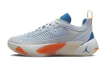 Кроссовки детские баскетбольные Jordan Luka 1 серо-сине-оранжевые | Китай.рф