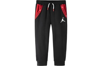 Детские спортивные брюки Jordan с контрастной вставкой, черные | Китай.рф