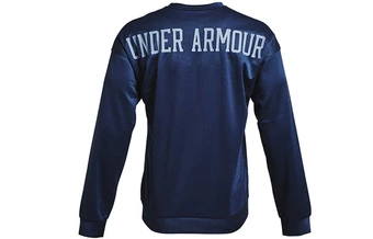 Толстовка Under Armour свободная для тренировок мужская темно-синяя | Китай.рф