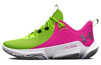 Кроссовки баскетбольные Under Armour Flow FUTR X 2 розово-зеленые | Китай.рф