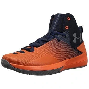 Кроссовки баскетбольные Under Armour Rocket3 мужские, оранжево-синие | Китай.рф