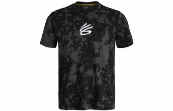 Футболка Under Armour с принтом Curry Logo, баскетбольная, мужская, черная | Китай.рф