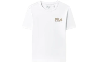 Футболка FILA с логотипом оверсайз, винтажная, белая, женская | Китай.рф