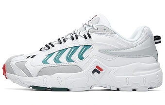 Кроссовки FILA Disruptor 1 ретро низкие женские серо-бело-зеленые | Китай.рф