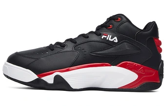 Кроссовки FILA Jamball Mid женские черно-красные из синтетической кожи | Китай.рф