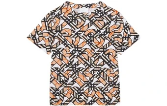 Футболка Burberry T Shirt SS22 для детей, коричневая | Китай.рф