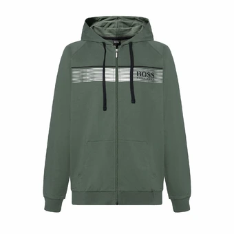 Толстовка HUGO BOSS с капюшоном зеленая | Китай.рф