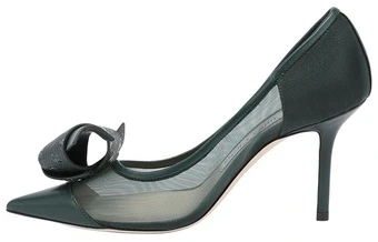Туфли Jimmy Choo Lani на каблуке 8.5 см женские зеленые | Китай.рф