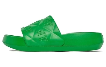 Шлепанцы MLB Chunky Bouncer Slide спортивные зеленые | Китай.рф