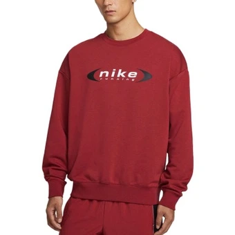 Толстовка Nike Sweatshirts мужская красная с круглым вырезом | Китай.рф