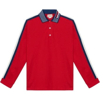 Футболка GUCCI Kids с поло-воротником | Китай.рф